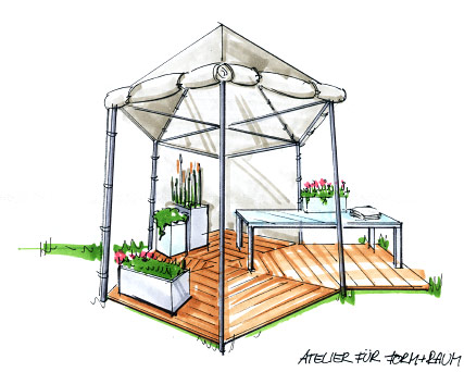 Garten - Pavillon